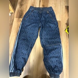 adidas x ivy park denim joggers